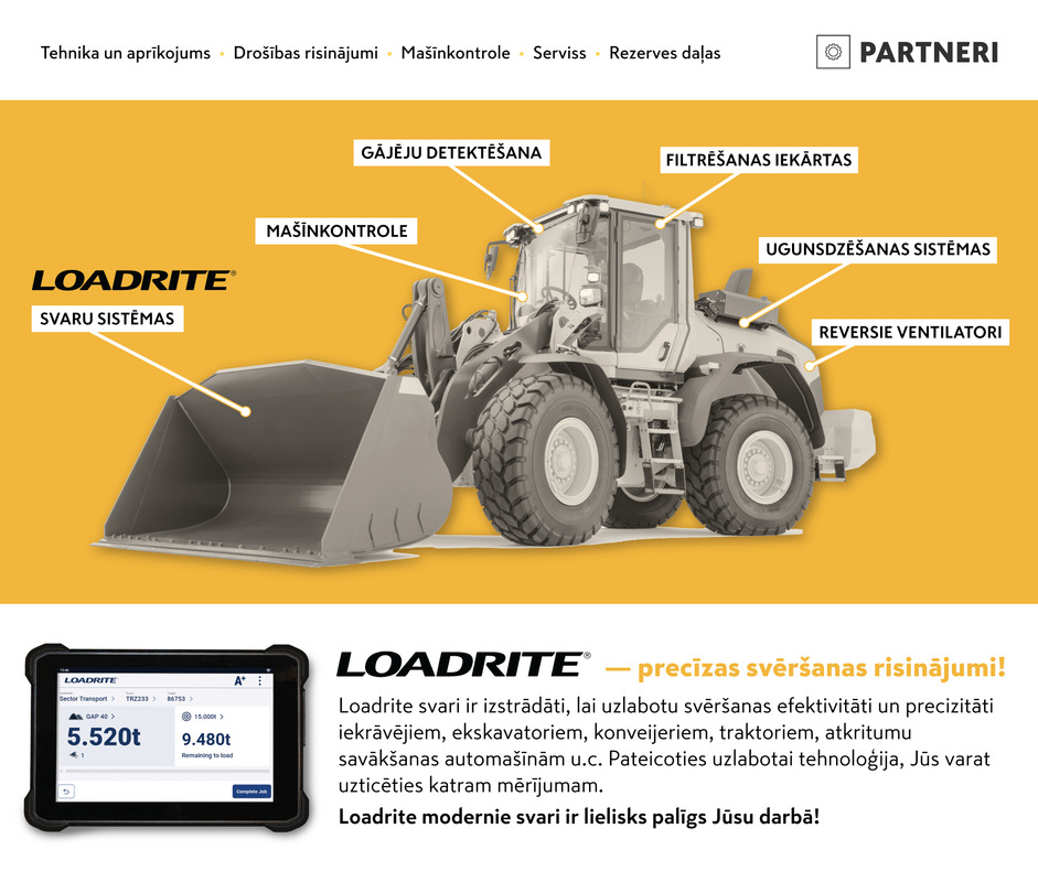 LOADRITE - PRECĪZAS SVĒRŠANAS RISINĀJUMI