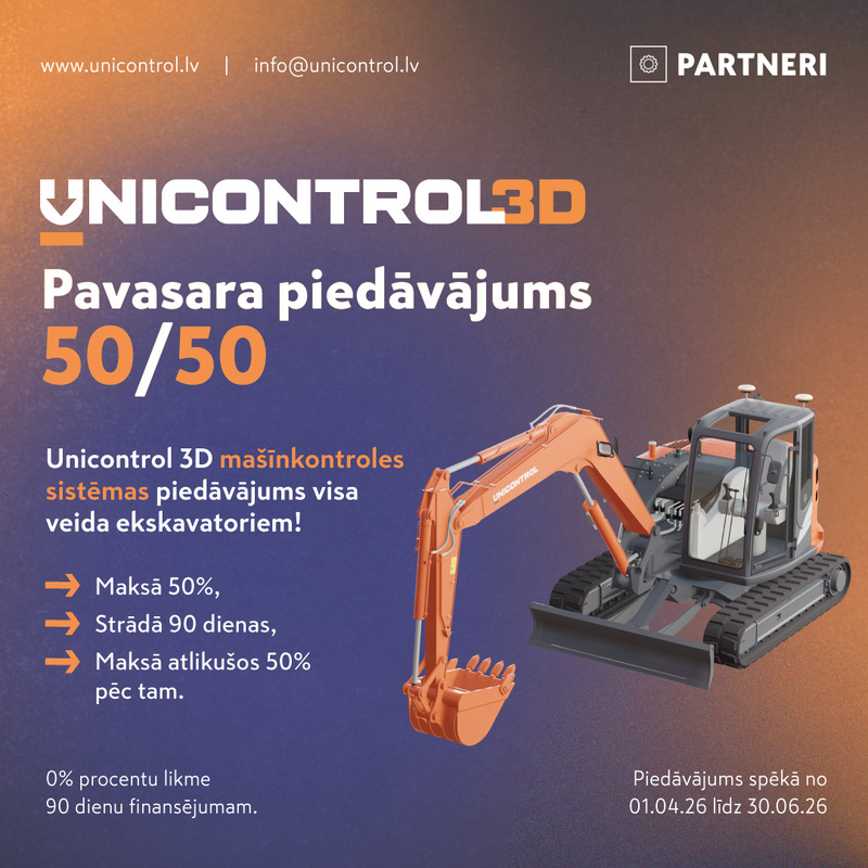 UNICONTROL PAVASARA PIEDĀVĀJUMS 50/50