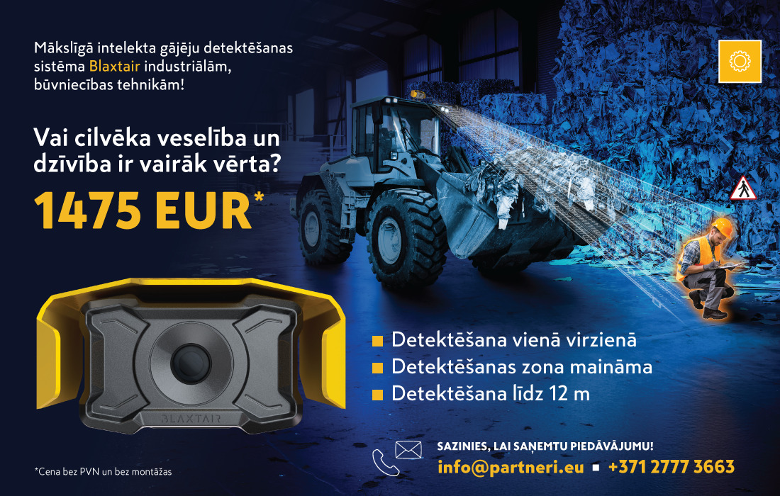 GĀJĒJU DETEKTĒŠANAS SISTĒMAS BLAXTAIR PIEDĀVĀJUMS!
